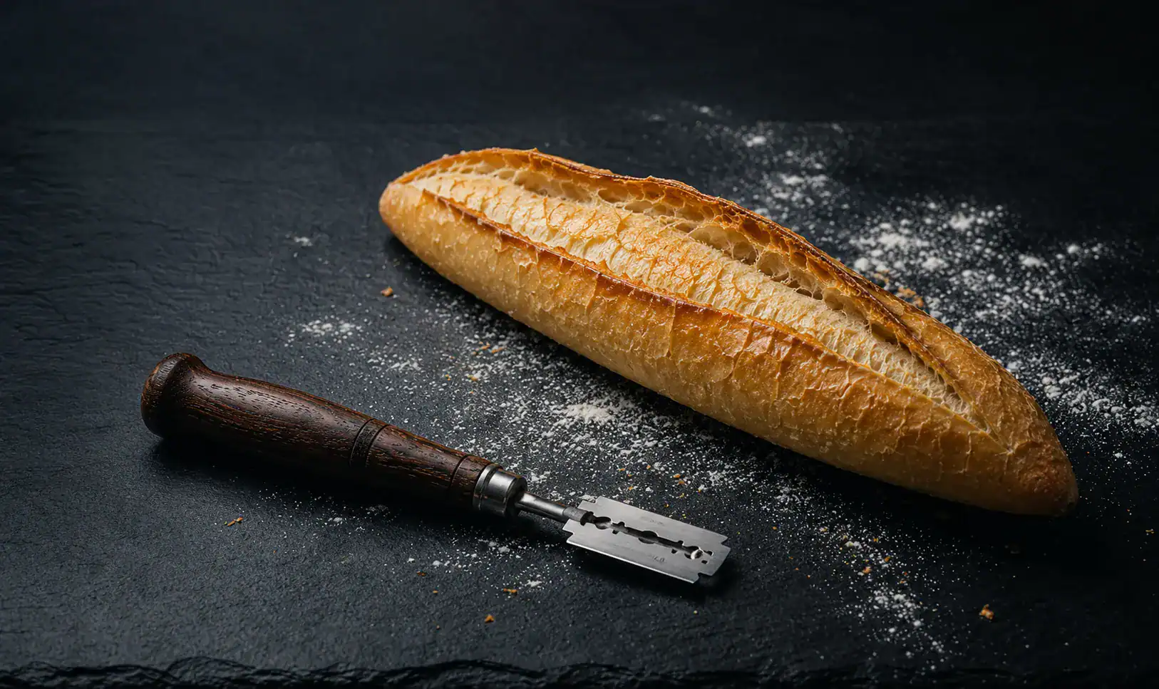Best bread lame for bánh mì with Vietnamese glass crust baguette