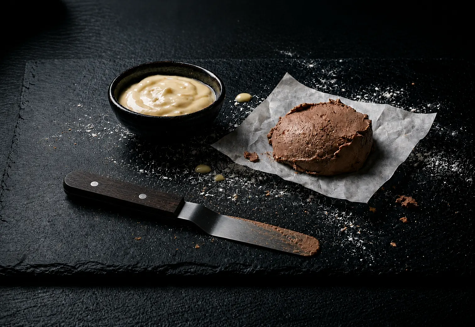 Best offset spatula for bánh mì with Vietnamese mayonnaise and pork liver pâté